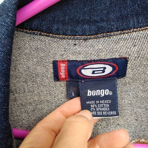 Hand painted denim jacket - Picture 4 of 7